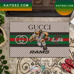 NFL Los Angeles Rams Gucci Doormat