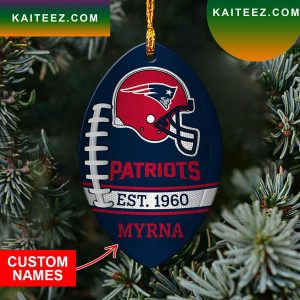 NFL New England Patriots Christmas Ornament