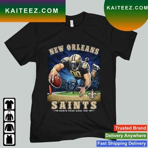 NFL New Orleans Saints Pride Since 1967 Endzone T-Shirt