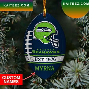 NFL Seattle Seahawks Christmas Ornament