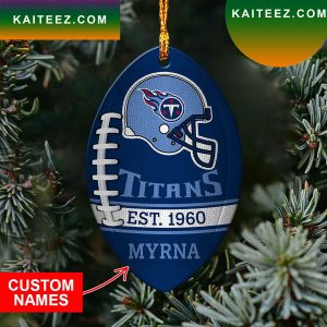 NFL Tennessee Titans Christmas Ornament