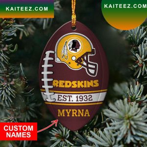 NFL Washington Redskins Christmas Ornament