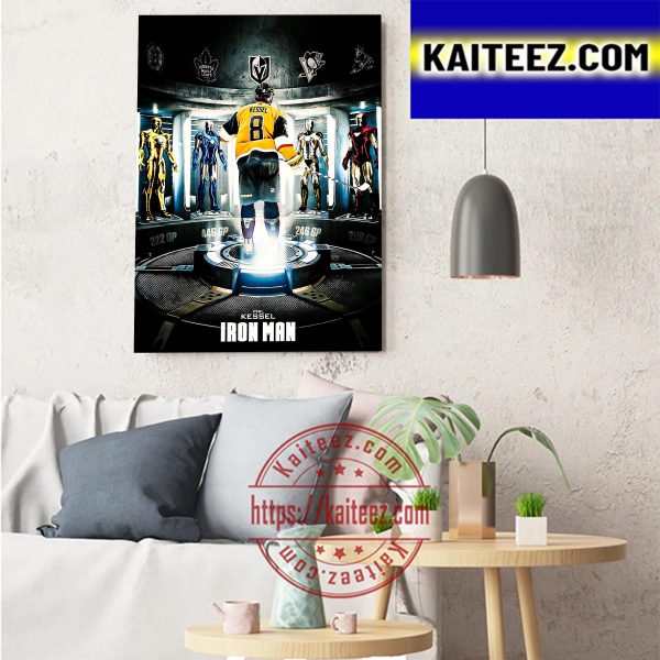 NHL Iron Man Phil Kessel Playing 990th Consecutive Game Art Decor Poster Canvas