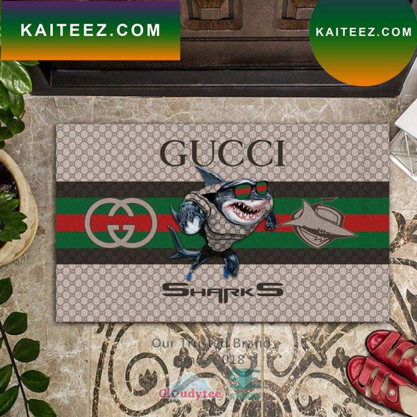 NRL Cronulla-Sutherland Sharks Gucci Doormat