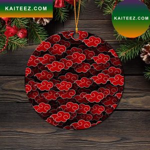 Naruto Anime Akatsuki 3D Cloud Mica Circle Ornament Perfect Gift For Holiday
