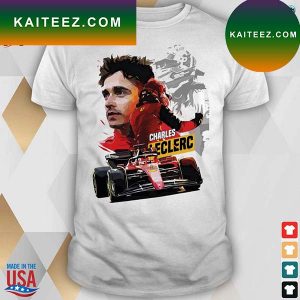 Nascar Charles Leclerc monza T-shirt