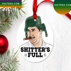 National Lampoons Christmas Family Vacation Shitter’s Full Holiday Christmas Ornament