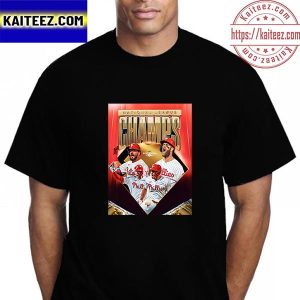 National League Champions 2022 Are Philadelphia Phillies In MLB Postseason Vintage T-Shirt