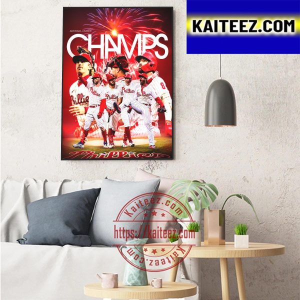 National League MLB The Philadelphia Phillies Have Done It Next Stop World Series Art Decor Poster Canvas