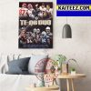 National Tight Ends Day TE QB Dou In NFL Art Decor Poster Canvas
