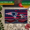 New England Patriots NFL Custom Name House of fans  Doormat