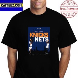 New York Giants x New York Knicks x Brooklyn Nets Good Luck This Season Vintage T-Shirt