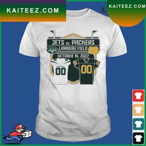 New York Jets Vs. Green Bay Packers Lambeau Field October 16 Gameday T-Shirt