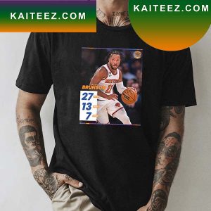 New York Knicks Jalen Brunson 2022 NBA What A Night For Him 13 Assists Fan Gifts T-Shirt
