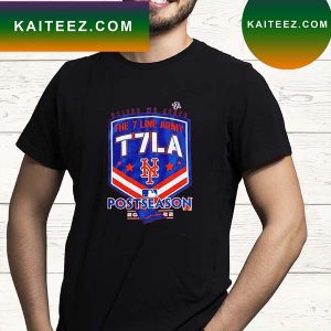 New York Mets 2022 postseason United we Cheer the 7 line army T7LA T-shirt
