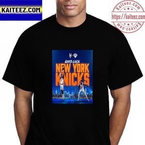 New York Mets x New York Knicks Good Luck This Season Vintage T-Shirt