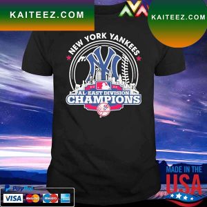 New York Yankees 2022 Al East Division Champions City Skyline matchup T-shirt