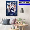 New York Yankees vs Houston Astros 2022 ALCS MLB Postseason Art Decor Poster Canvas