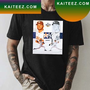 New York Yankees vs Houston Astros Game 4 2022 MLB Postseason Fan Gifts T-Shirt