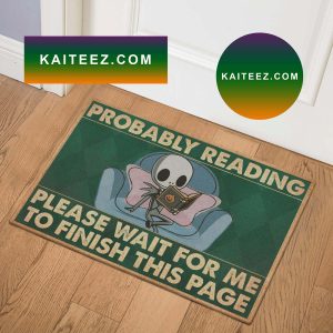Nightmare Probably Reading book DoorMat