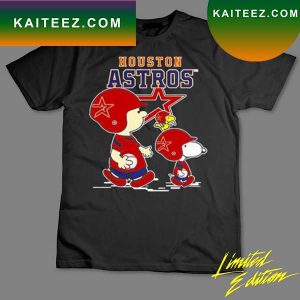 Official Charlie Brown and Snoopy Woodstock Houston Astros 2022 World Series T-shirt