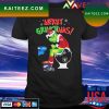 Official Merry Grinchmas The Grinch Minnesota Vikings Detroit Lions and Green Bay Packers toilet paper Christmas T-shirt