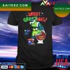 Official Merry Grinchmas The Grinch Tampa Bay Buccaneers Carolina Panthers and New Orleans Saints toilet paper Christmas T-shirt
