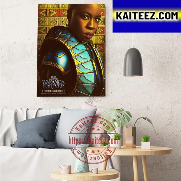 Okoye In Black Panther Wakanda Forever Of Marvel Studios Art Decor Poster Canvas