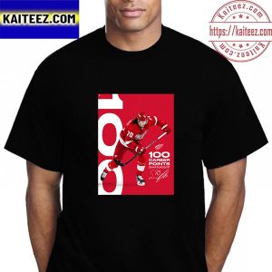 Oskar Sundqvist Detroit Red Wings 100 Career Points Vintage T-Shirt