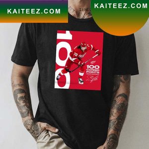Oskar Sundqvist Detroit Red Wings 100 Career Points Fan Gifts T-Shirt