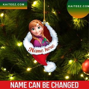 Personalized Anna Frozen Custom Christmas Ornament