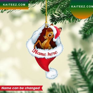 Personalized Bambi Custom Christmas Ornament