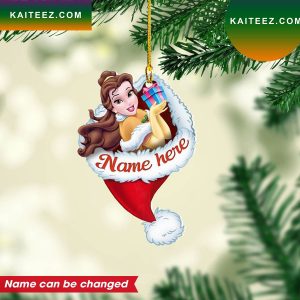 Personalized Belle Custom Christmas Ornament