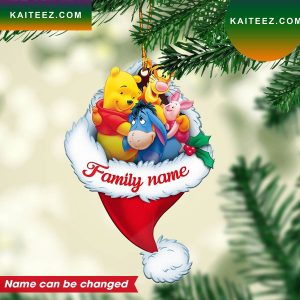 Personalized Boo To You Too Winnie The Pooh Custom Christmas Ornament