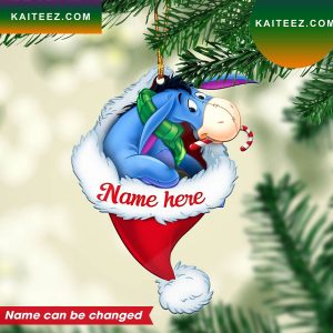 Personalized Eeyore Custom Christmas Ornament