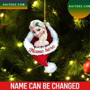 Personalized Elsa Frozen Custom Christmas Ornament