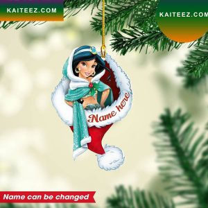 Personalized Jasmine Princess Custom Christmas Ornament