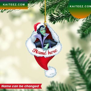 Personalized Maleficent Disney Custom Christmas Ornament