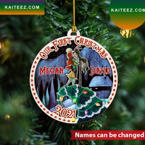 Personalized Our First Christmas 2022 Custom Christmas Ornament