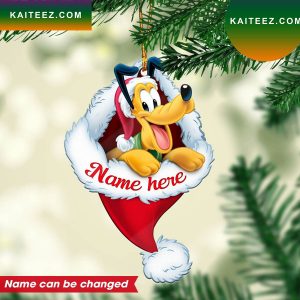 Personalized Pluto Dog Custom Christmas Ornament