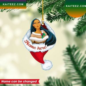Personalized Pocahontas Custom Christmas Ornament