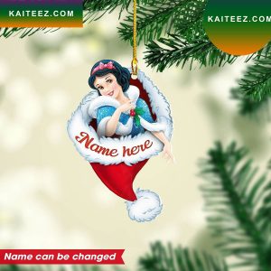Personalized Snow White Princess Custom Christmas Ornament