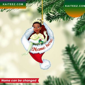 Personalized Tiana Princess Custom Christmas Ornament