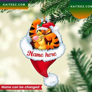Personalized Tigger Custom Christmas Ornament