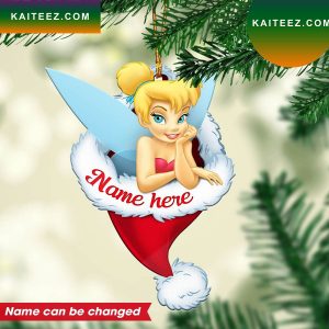 Personalized Tinker Bell Custom Christmas Ornament