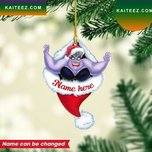 Personalized Ursula Disney Custom Christmas Ornament