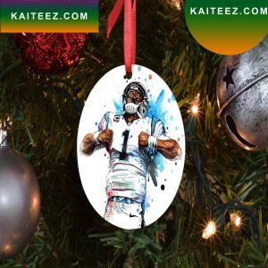 Panthers Cam Newton Christmas Ornament