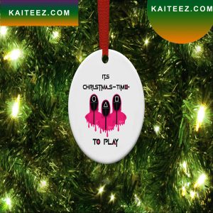 Personalised Squid Game Christmas Tree Decoration Christmas Ornament