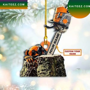 Personalized Arborist Equipment 2022 Christmas Ornament