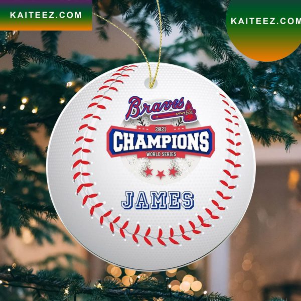 Personalized Atlanta Braves World Series 2022 Champions Christmas